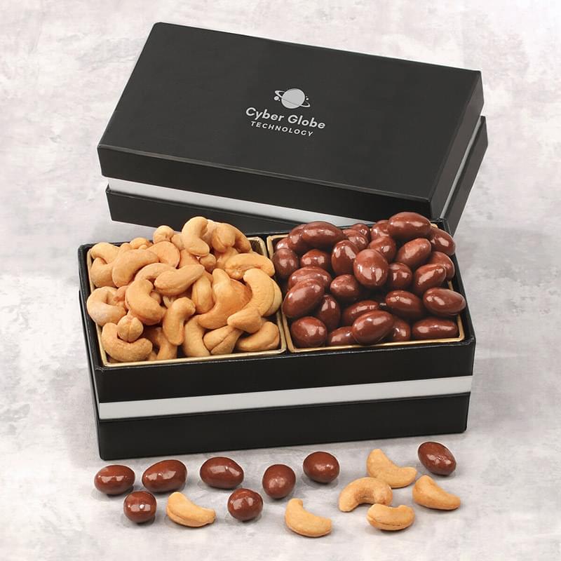 Double Delights with Chocolate Almonds and Fancy Cashews