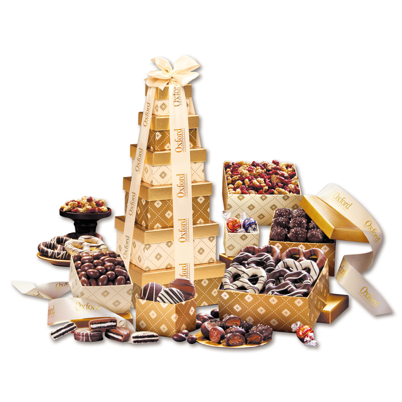 Golden Delights Tower of Sweets!