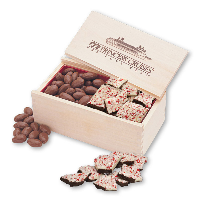 Peppermint Bark & Chocolate Almonds