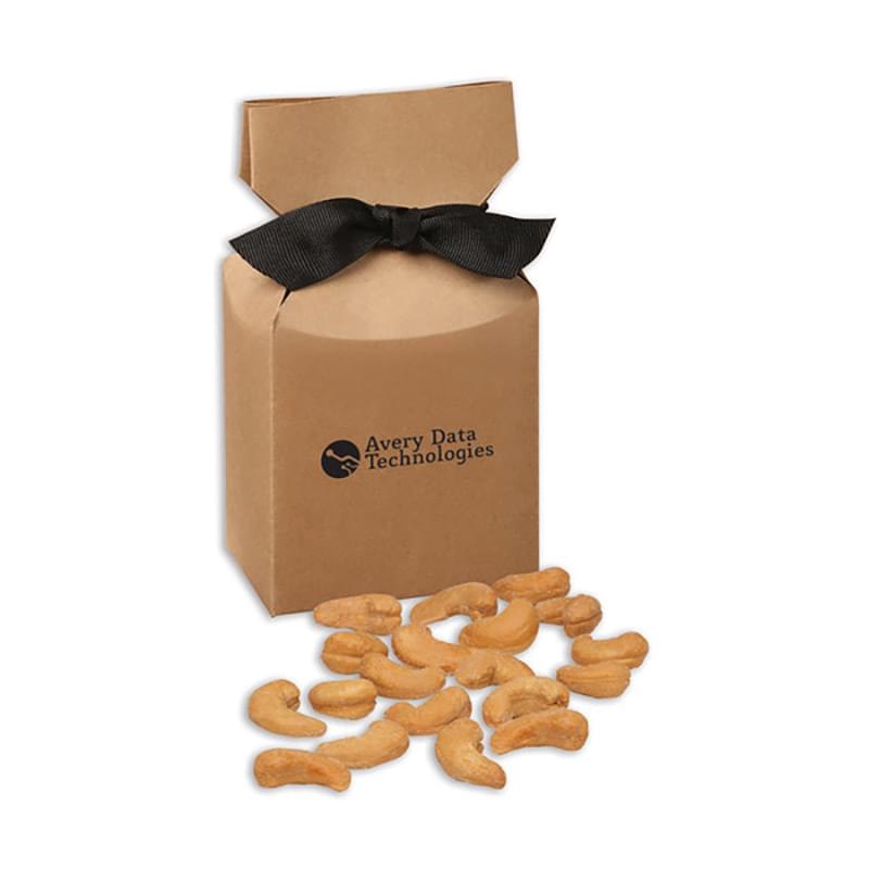 Extra Fancy Jumbo Cashews in Kraft Premium Delights Gift Box
