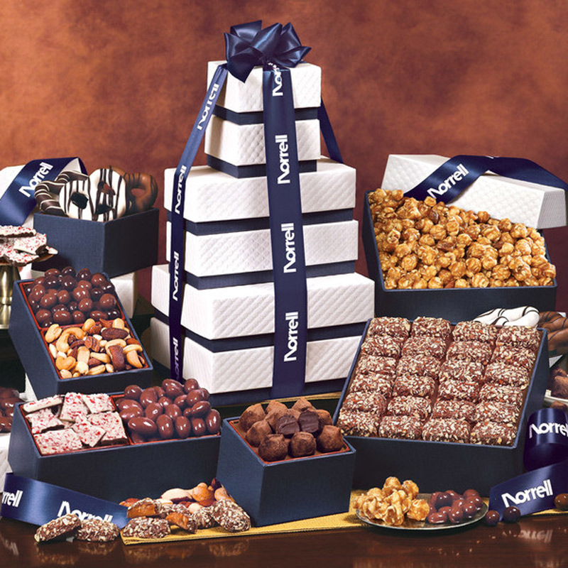 The "Park Avenue" Ultimate Tower of Treats in Navy