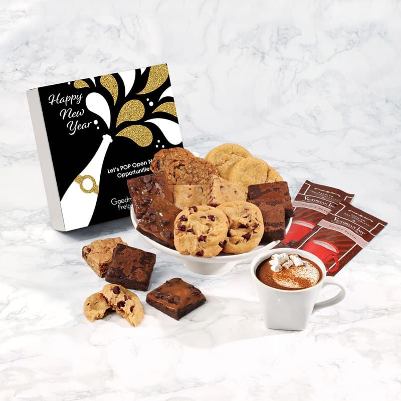 Gourmet Cookie & Brownie Gift Box with Full Color Sleeve