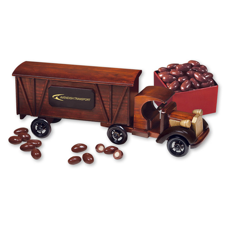 1920 Tractor-Trailer Truck with Chocolate Almonds