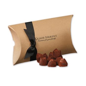 Cocoa Dusted Truffles in Kraft Pillow Pack Box