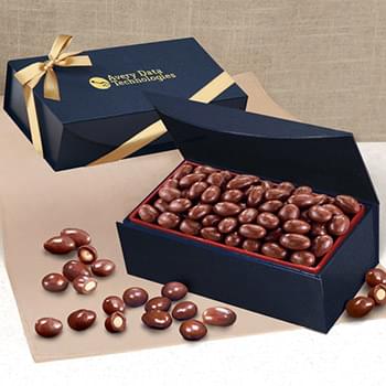 Chocolate Covered Almonds in Magnetic Closure Box