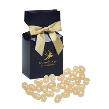Champagne Jelly Belly&reg; Jelly Beans in Navy Premium Delights Gift Box