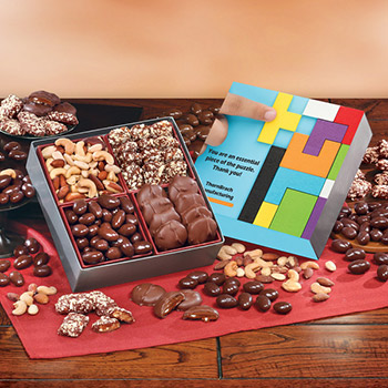 Full Color Gift Box with Gourmet Treats