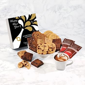 Gourmet Cookie & Brownie Gift Box with Full Color Sleeve