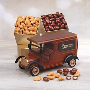 1918 Delivery Truck with Fancy Cashews & Chocolate Almonds